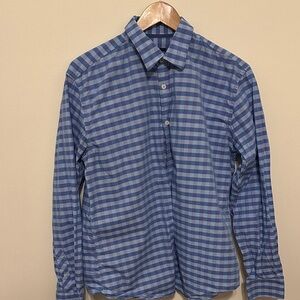Stylish Blue Checkered Casual Shirt for Men
